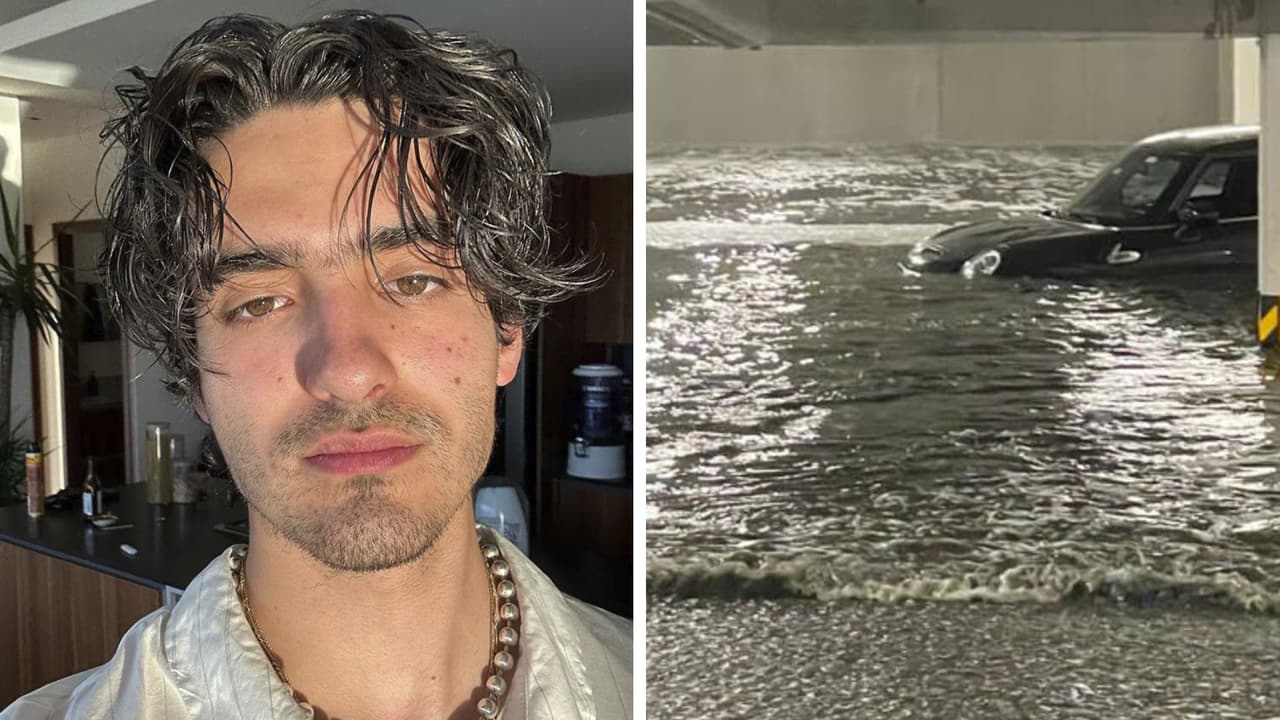 Con angustiantes imágenes, Sebastián Poza muestra cómo se inundó su casa