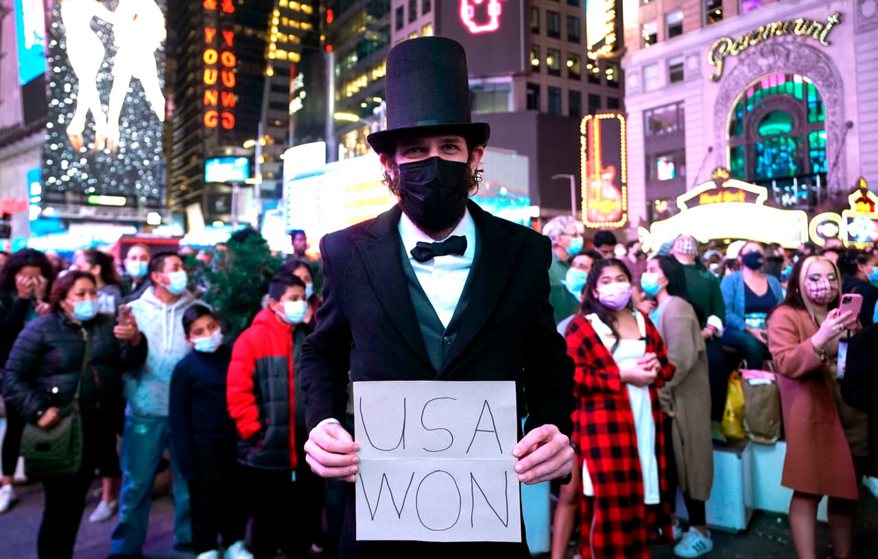 El presidente Abraham Lincoln cerró con sabias palabras la jornada electoral de Estados Unidos este 7 de noviembre de 2020. ¡Felicidades, América!
