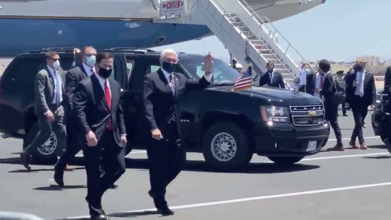 Vicepresidente Pence llega a Arizona justo cuando el estado rompe récord de contagios desde el inicio de la pandemia