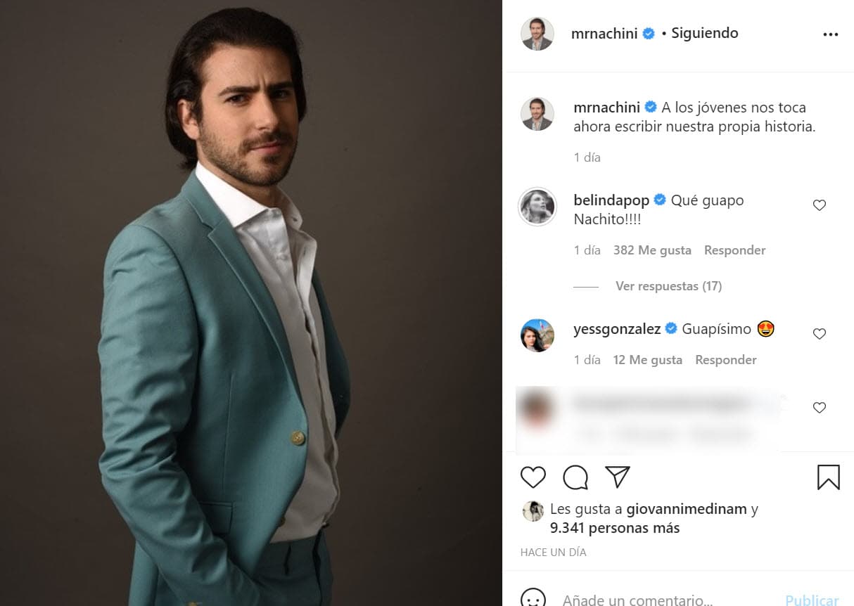 Antes de que el INE sesionara para avalar las candidaturas, 'Nacho' Peregrín publicó esta foto con el siguiente mensaje: "A los jóvenes nos toca ahora 
<b><a href="https://www.instagram.com/p/CNLeqG7HQ1k/" target="_blank">escribir nuestra propia historia</a></b>".
<br>