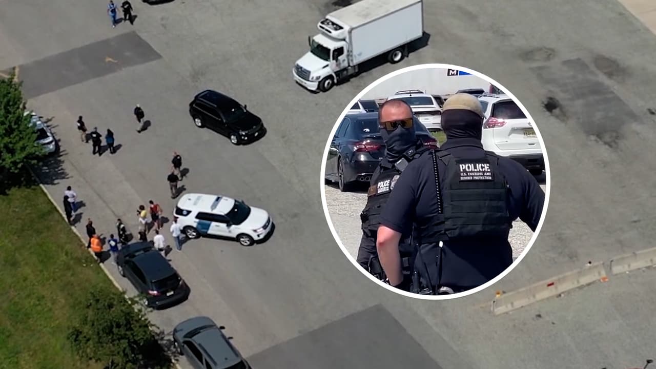 Operativo de ICE a las afueras de un almacén en Nueva Jersey termina con 15 detenidos