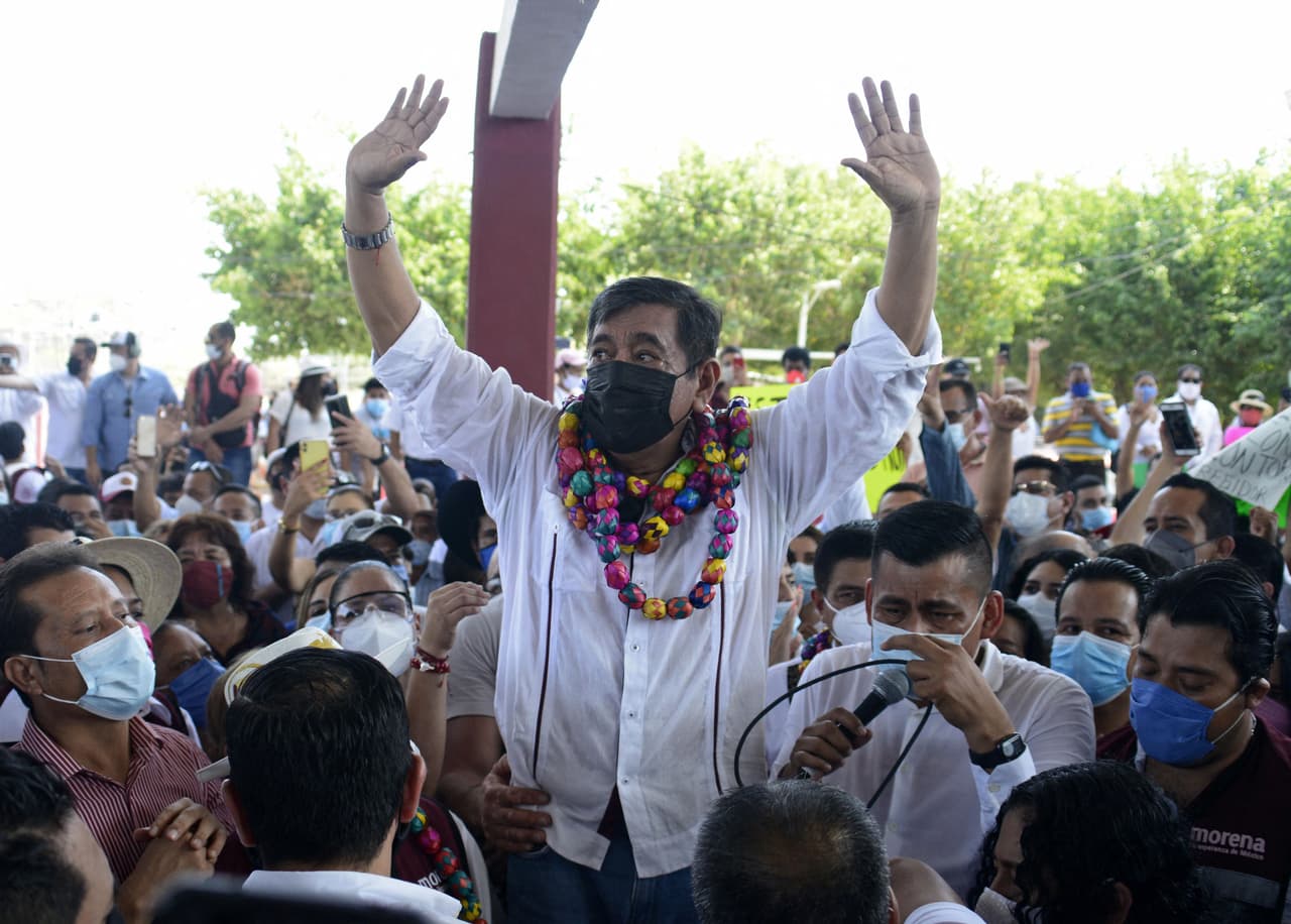 Político acusado de abuso sexual arranca campaña a gobernatura en México tras ser confirmado por Morena