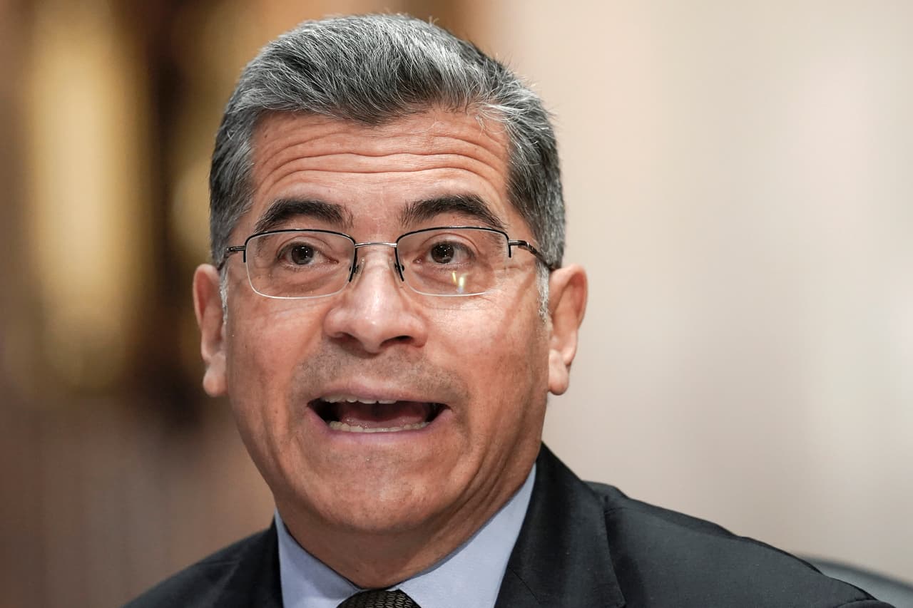 Xavier Becerra en una fotografía del 22 de marzo de 2023.
