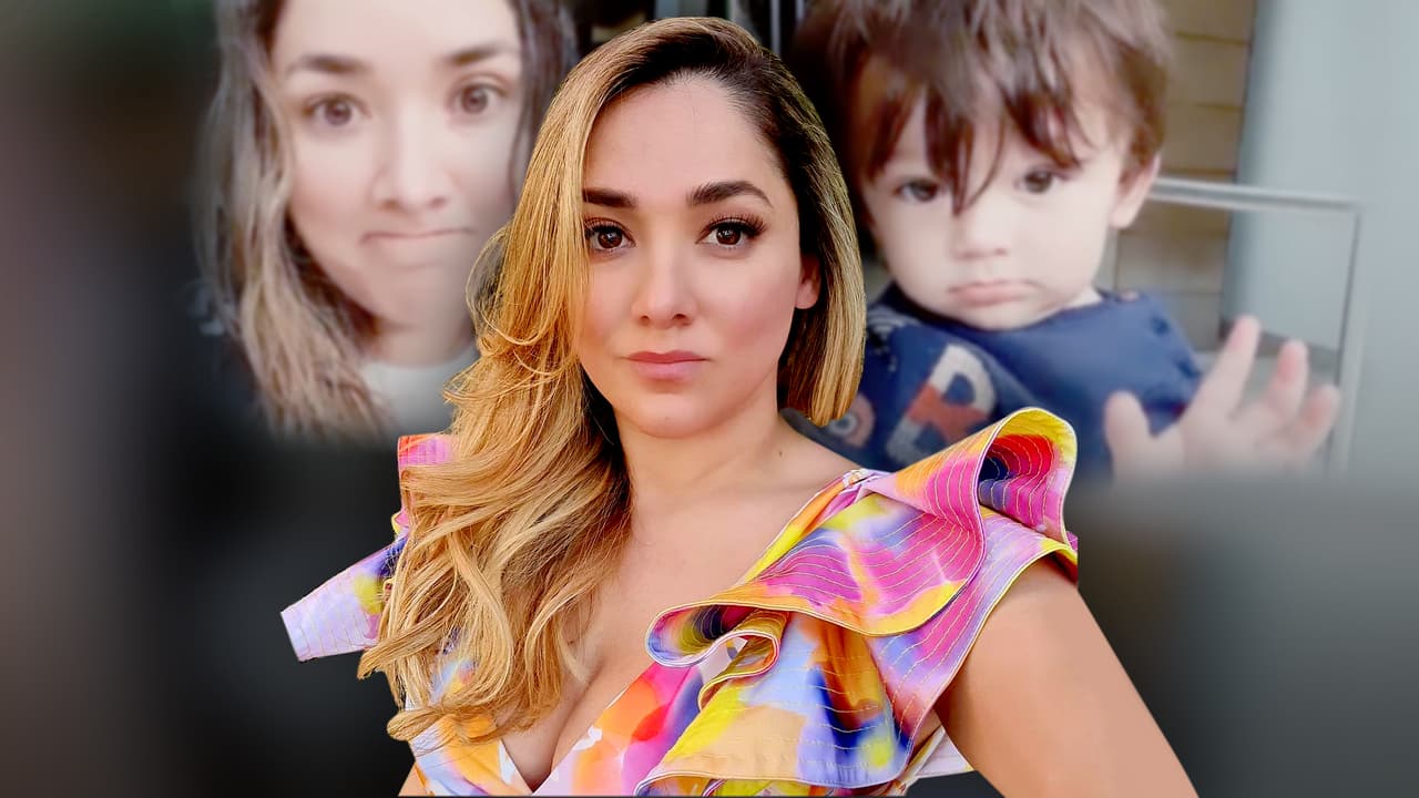 Como muchas mamás, el vínculo que tiene Sherlyn con su hijo es muy profundo y especial, por ello, separarse de él por cuestiones laborales, es un total martirio para la actriz.