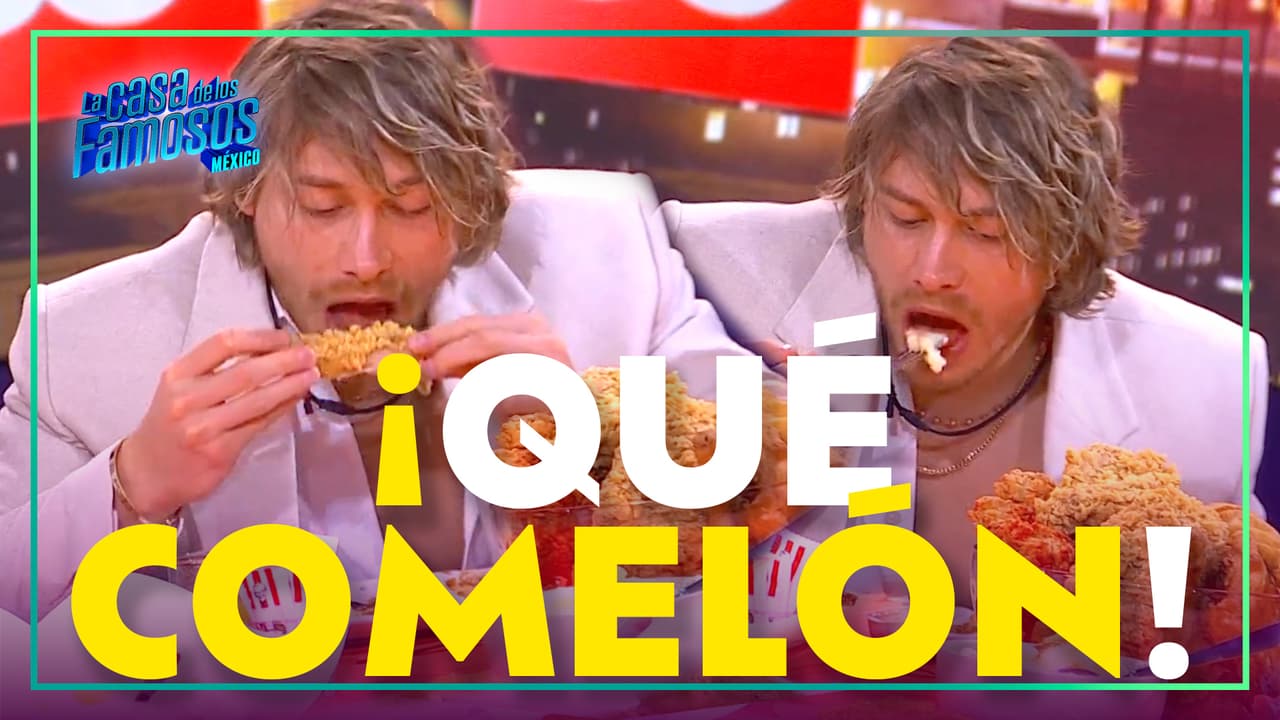 Aldo es el más agradecido con toda la comida de La Cena de Nominados