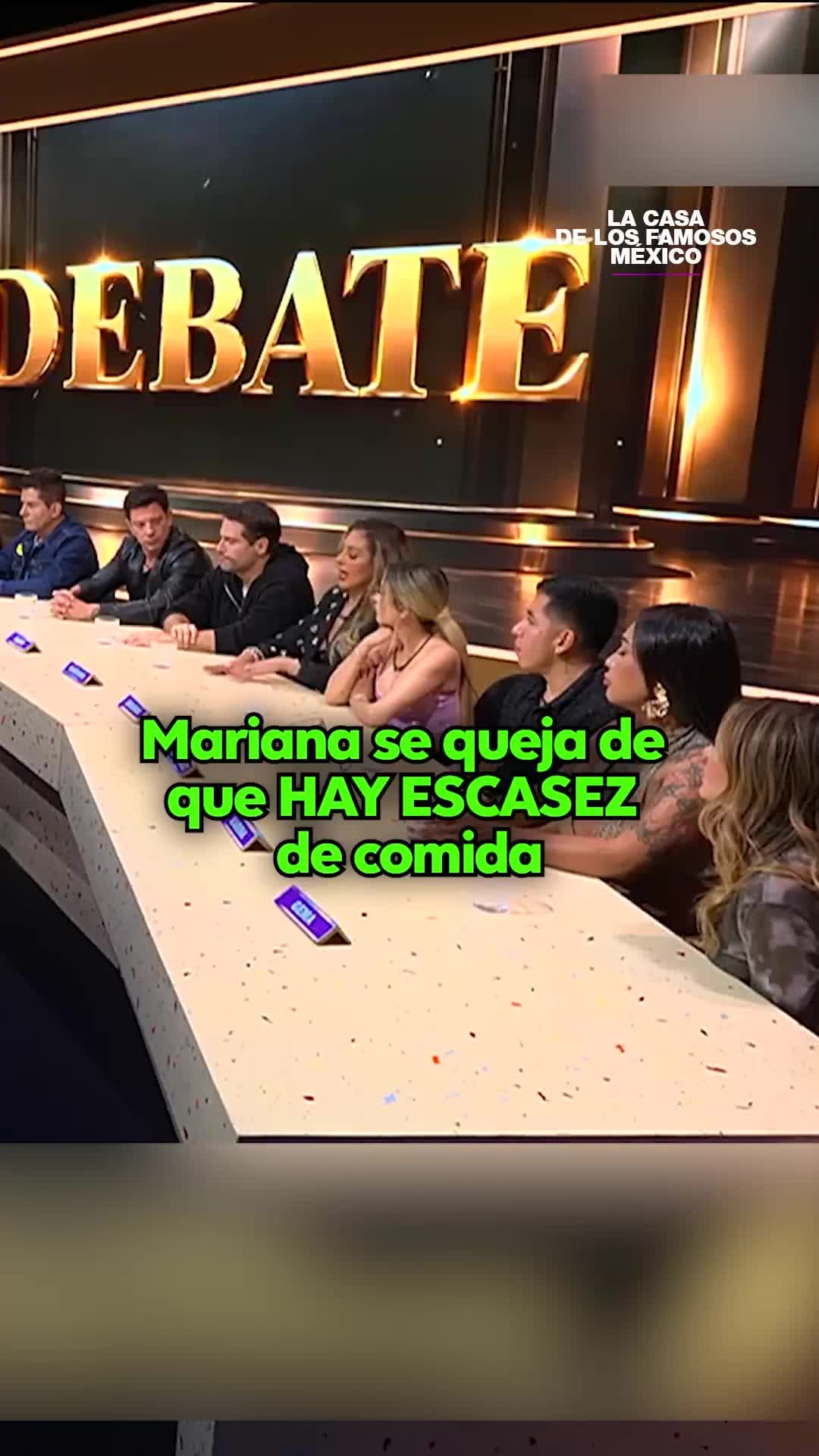 Mariana se queja de que HAY ESCASEZ de comida