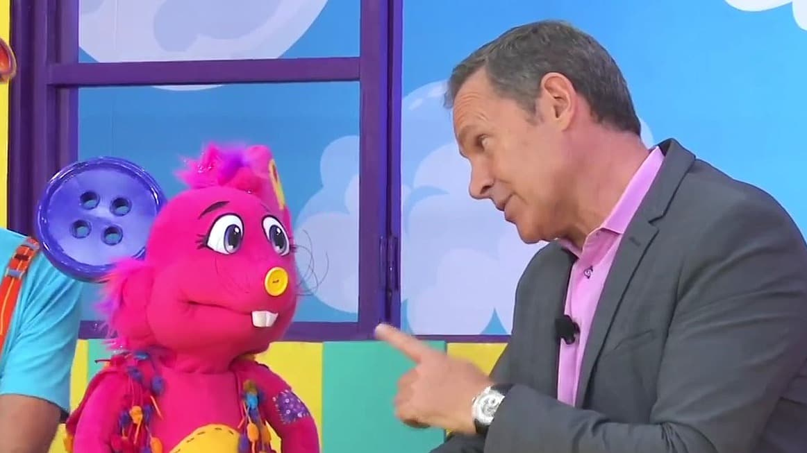 Alan Tacher le robó el corazón a la rata Ramona en su regreso al mágico mundo de Lero Lero