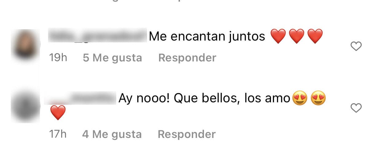 Entre las críticas también aparecieron muestras de apoyo mientras algunos ya asumen que la pareja tiene un noviazgo. 
<br>