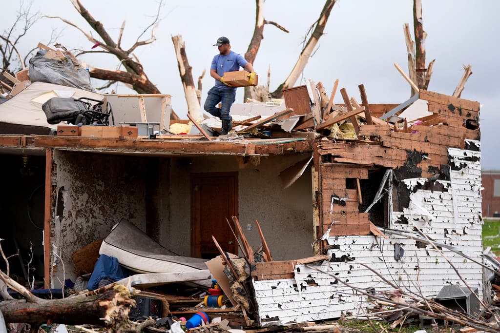 La histórica cifra de tornados (y el mal tiempo) que mantiene en alerta a varios estados de EEUU