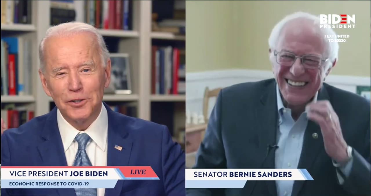 El proceso de primarias se vio opacado por las limitaciones de la pandemia, pero Biden superó a Sanders en el número de delegados necesarios para la nominación. El 13 de abril de 2020, 
<a href="https://www.univision.com/noticias/elecciones-en-eeuu-2020/sanders-anuncia-su-apoyo-formal-a-biden-para-sacar-a-trump-de-la-casa-blanca">en una videoconferencia transmitida por el sitio web de la campaña del exvicepresidente</a>, su rival ofreció su apoyo para evitar la reelección de 
<a href="https://www.univision.com/temas/donald-trump">Donald Trump</a>.