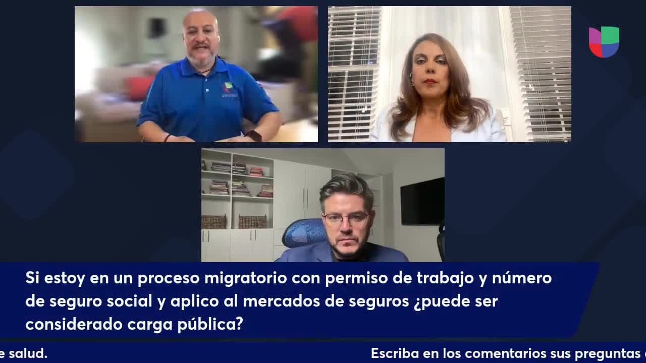 <b>Trámites migratorios y seguros médicos. </b>El abogado de inmigración Michael Urbina responde a las preguntas: ¿Contratar un seguro médico es considerado carga pública?, ¿qué ocurre si tiene una deuda médica y se encuentra en un proceso migratorio? y ¿Si yo soy ciudadano estadounidense puedo dar seguro a mis padres indocumentados?