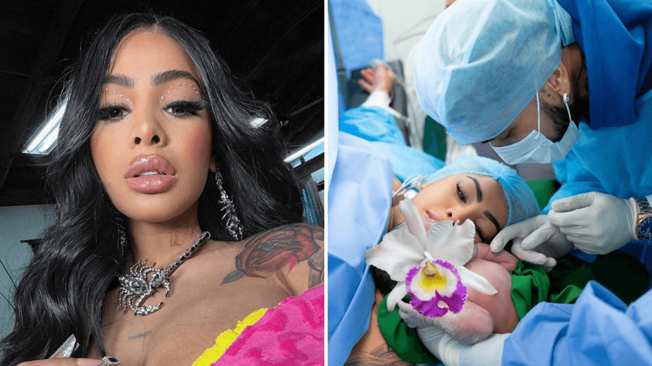 Yailin La Más Viral, Anuel AA y su hija Cattleya
