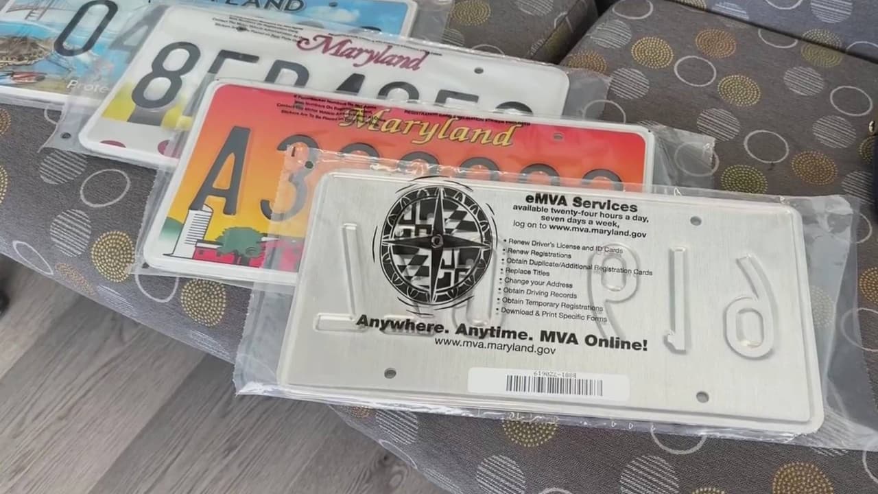 Atención, conductores: nueva ley en Maryland aumenta la tarifa de las placas de vehículos