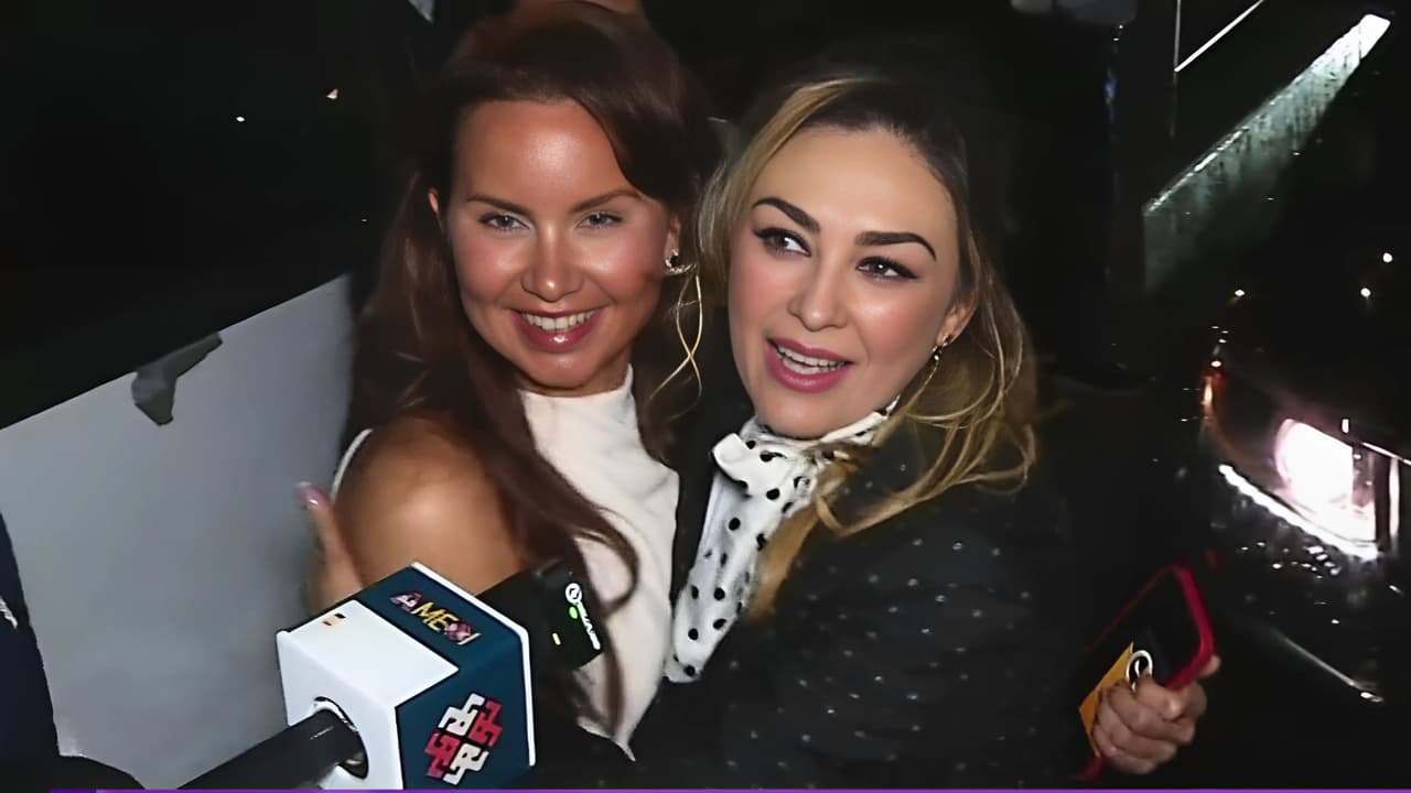 Aracely Arámbula evade las preguntas de la prensa sobre sus hijos