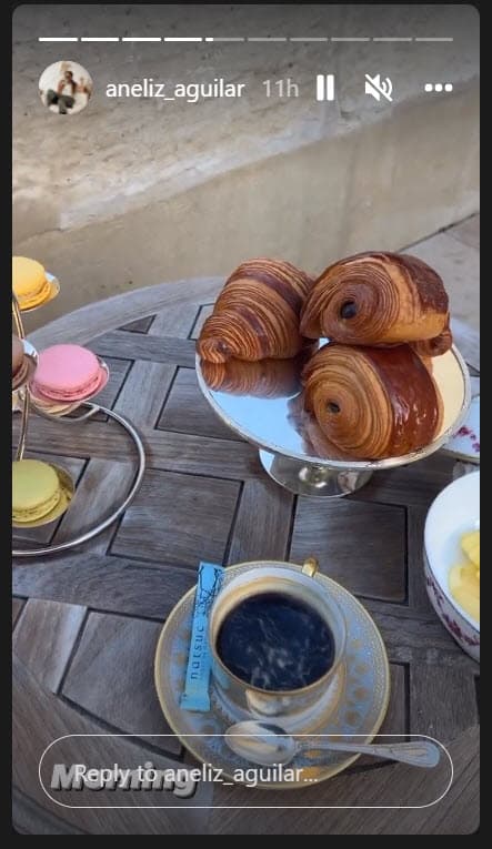 La cumpleañera también ha publicado algunas imágenes de las delicias que han degustado por Francia. 
<br>
