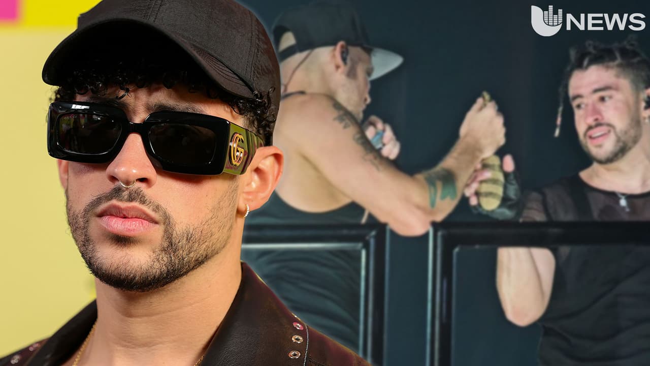 Bad Bunny llora ante Residente en pleno concierto, y esta es la razón