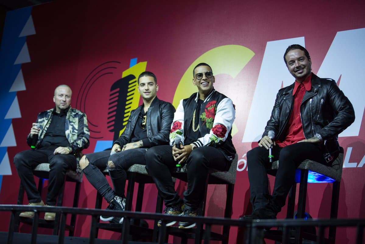 Daddy Yankee, J Balvin y Maluma dieron una conferencia sobre reggaetón y la gente se volvió loca