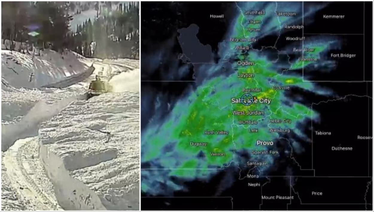 Una nueva tormenta de nieve afecta a gran parte de Utah: familias sufren apagones