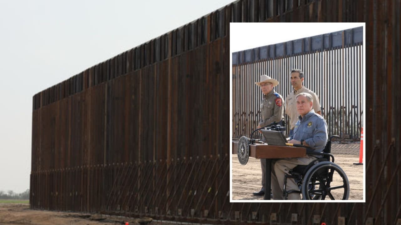 Inicia Abbott con la construcción del muro fronterizo en Río Grande