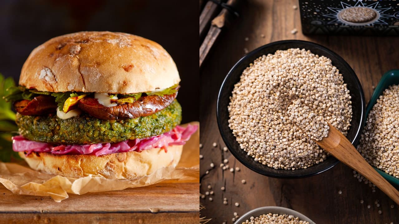 Hamburguesas vegetarianas: 2 recetas fáciles con quinoa y lentejas