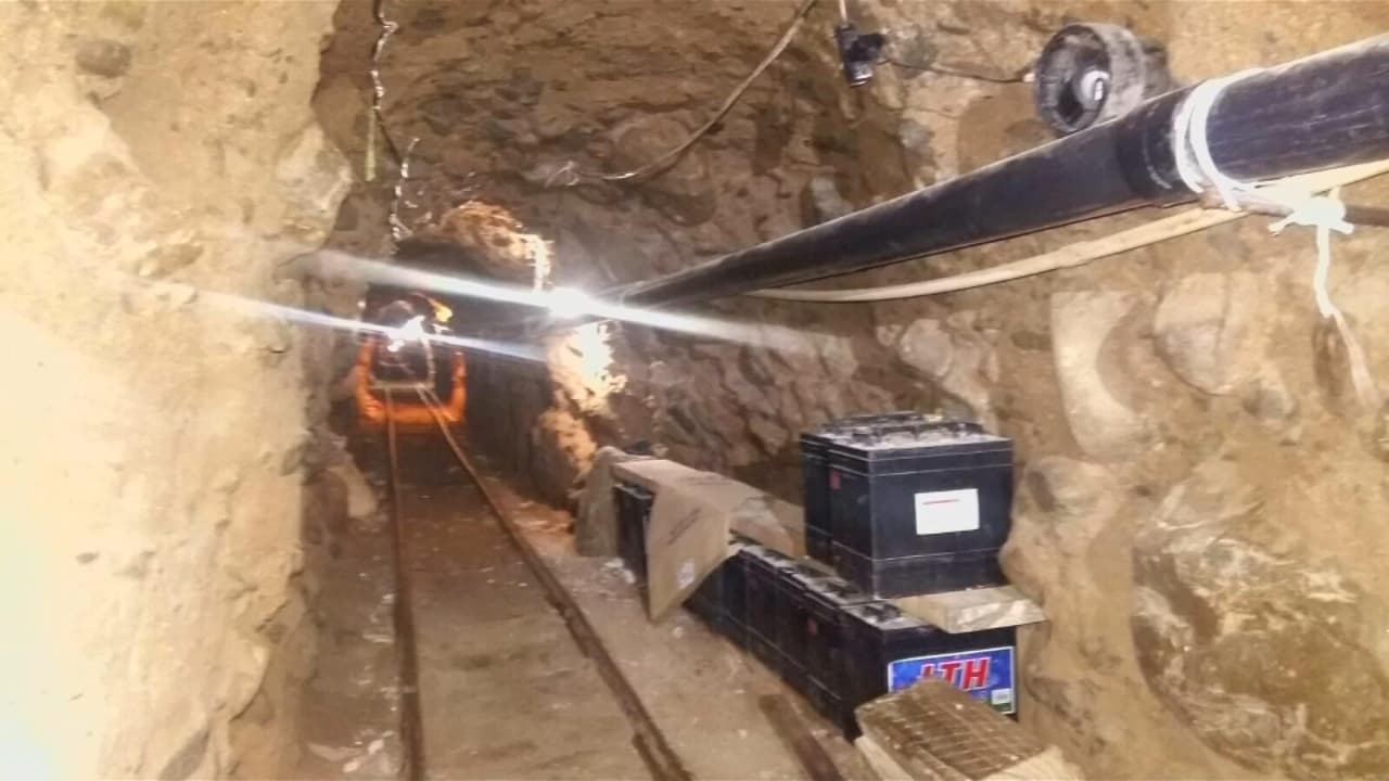 Hallan narcotúnel en frontera México-EEUU con 10 toneladas de marihuana