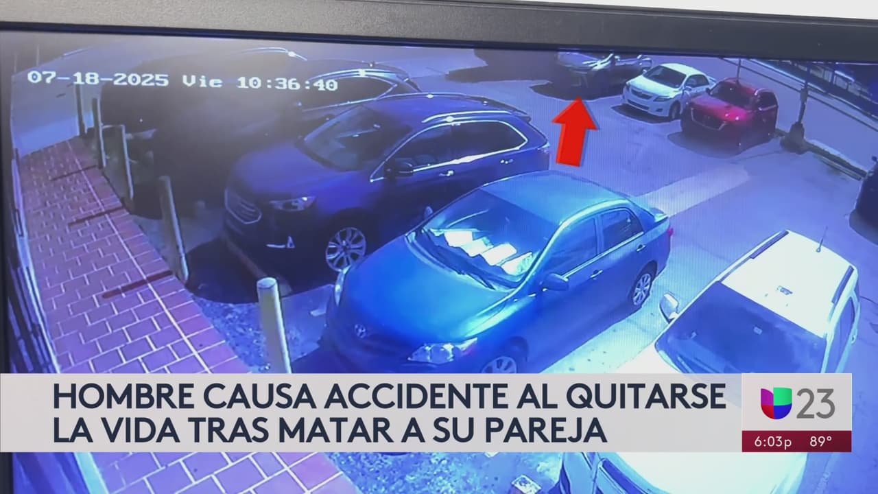 Un hombre que mató a una mujer causó accidente al huir de la escena