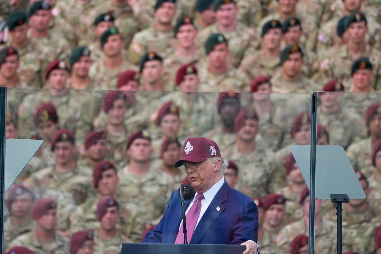 Trump y su fascinación por la pompa militar: Washington se blinda para un inusual desfile (el día de su cumpleaños)