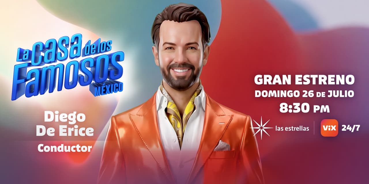 Diego de Erice en La Casa de los Famosos México 2026