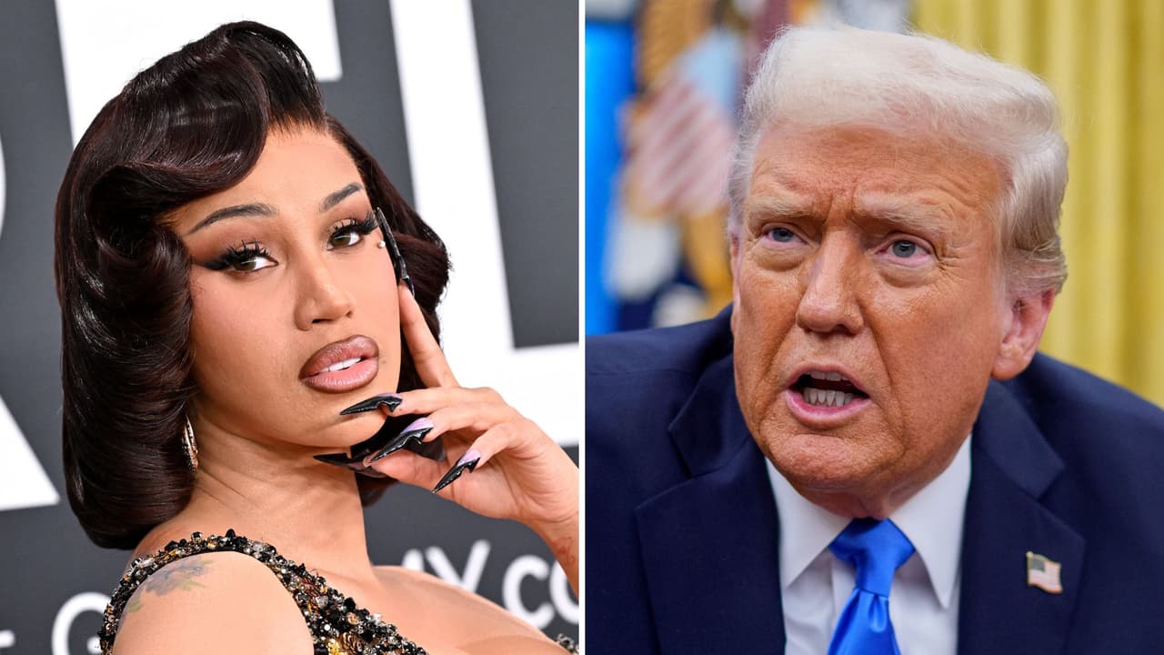 Cardi B culpa a Trump de dañar sus zapatillas y le exige que regrese a su tío deportado