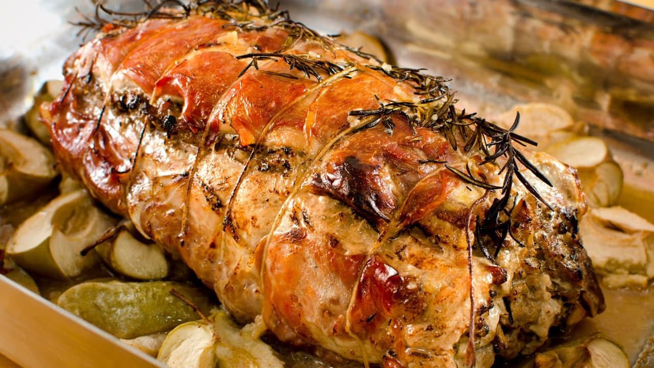 Lomo de cerdo con tocino: Receta fácil paso a paso