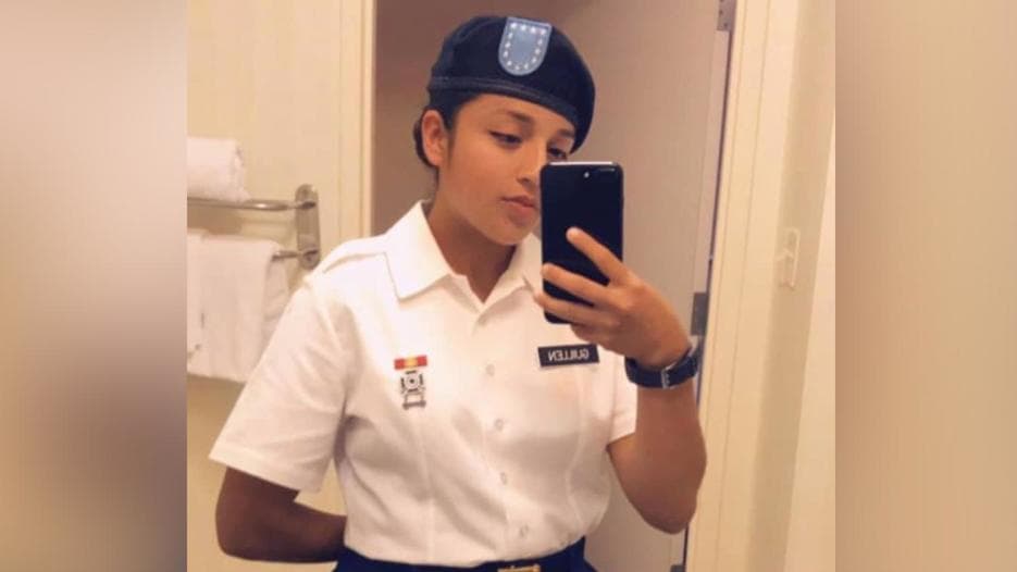 Vanessa Guillen in her army uniform.