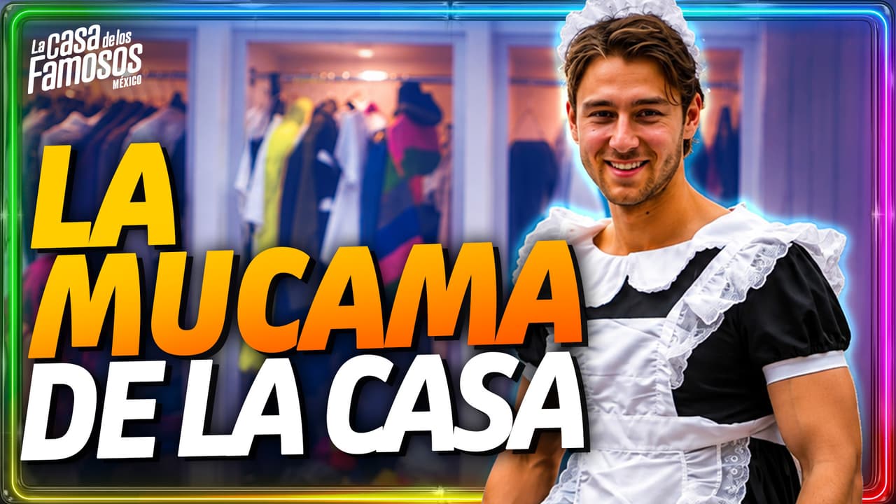 ¡Llegó Rufina! Luis se convierte en la mucama sexy de los habitantes