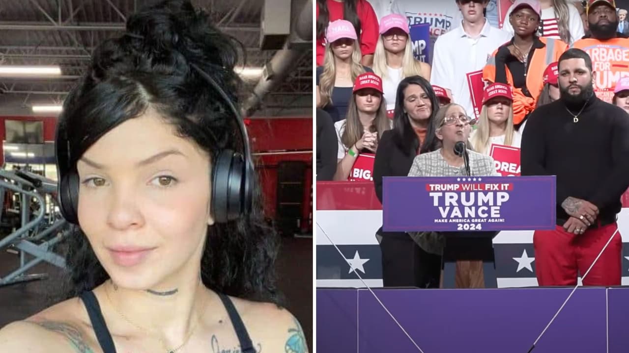 A dos días de la elección presidencial, Trump sube al podio a la madre de la boricua Minelys Rodríguez en Georgia 