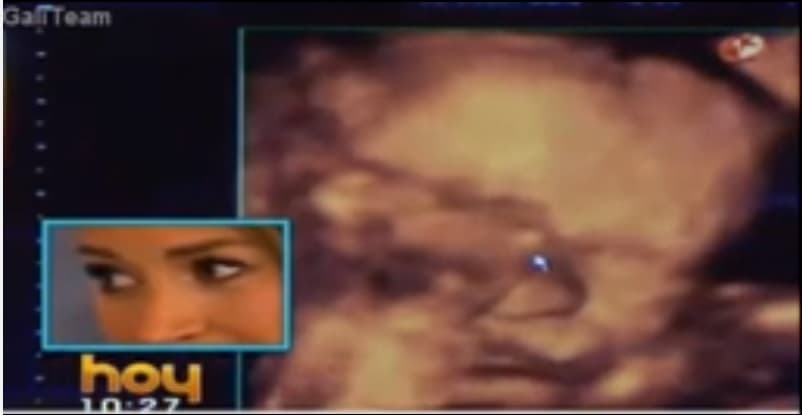 A los seis meses de gestación pudimos conocer el rostro de Mateo: la orgullosa madre lo mostró al mundo a través del programa ‘Hoy’.