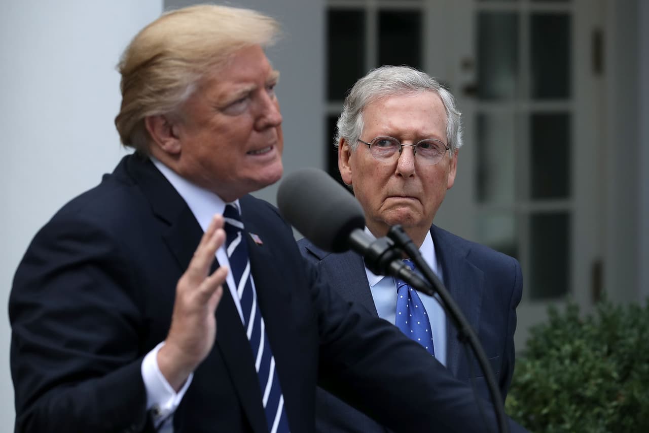Mitch McConnell: el republicano que más ayudó a Donald Trump, pero a quien el presidente no aprecia