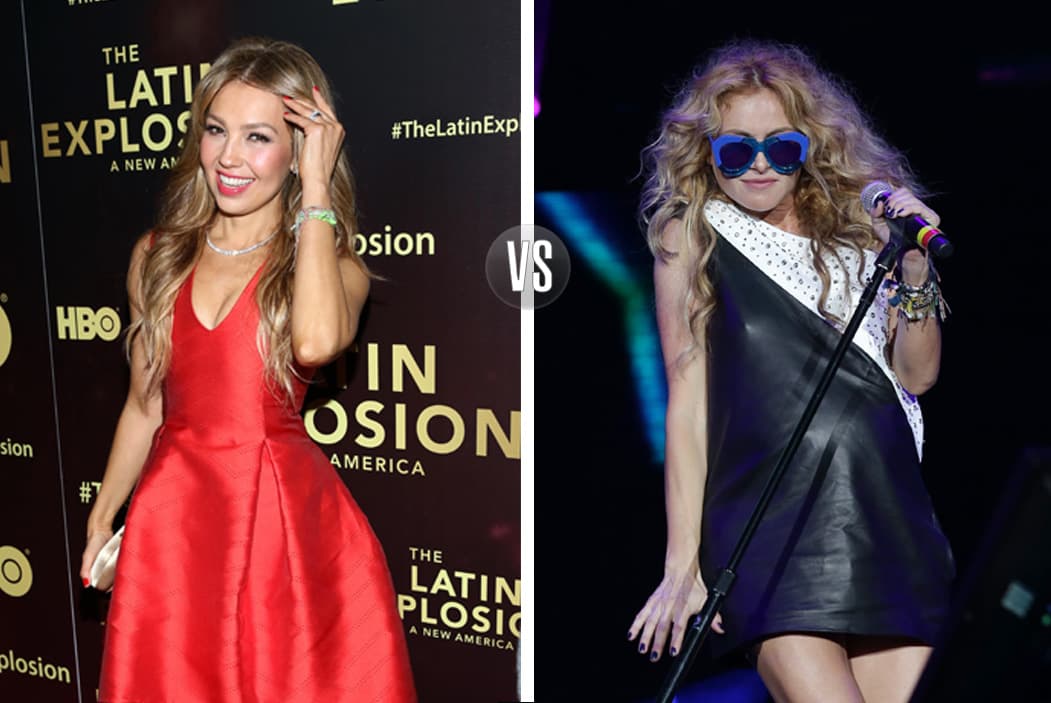 En julio de 2017, fue la misma Thalía quien habló de sus choques con Paulina Rubio durante la presentación de la serie '15: a Quinceañera story', la cual la cantante y su esposo Tommy Motola produjeron.