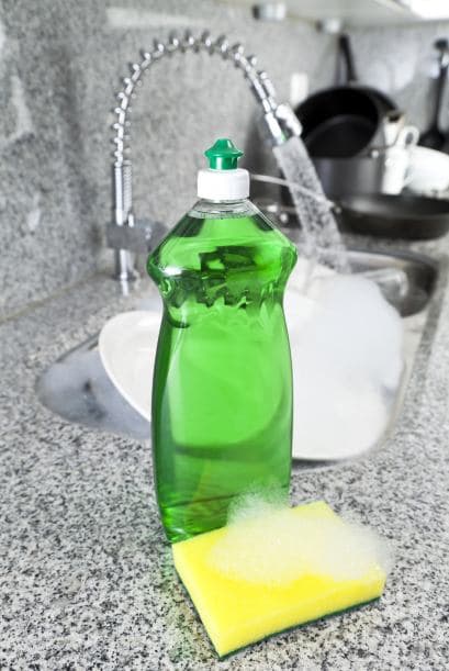 <b>Detergente lavaplatos. </b>Esparce un poco de jabón en las zonas por donde suelen pasar, como zócalos, puertas, ventanas. Asimismo, podrás mezclarlo con agua y rociar la mezcla directamente sobre las superficies que desees.