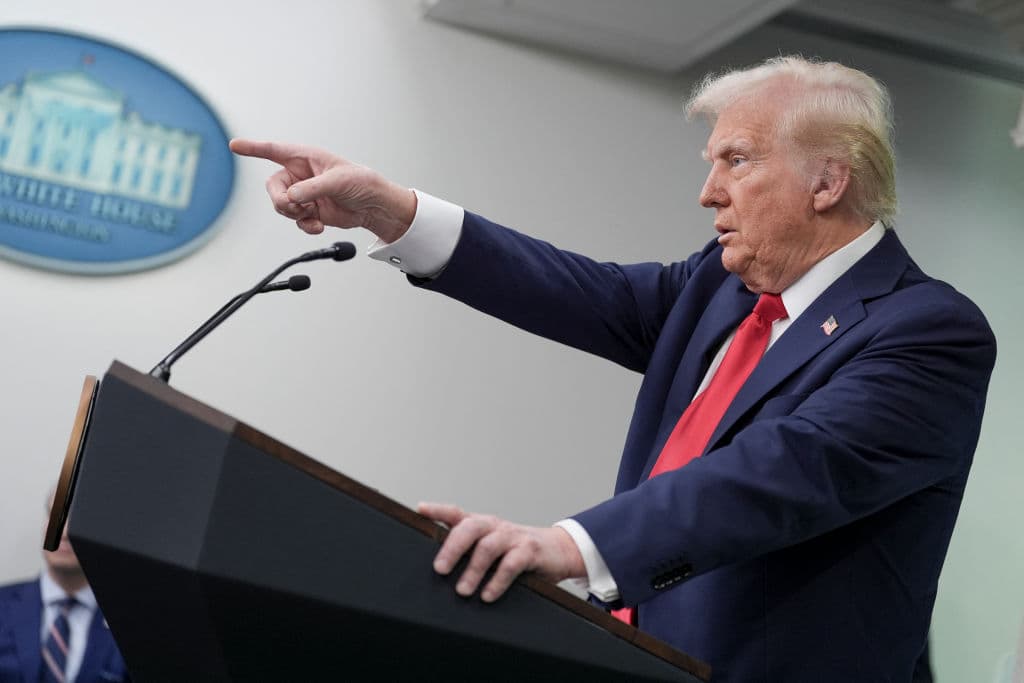 El regreso de las ruedas de prensa de Trump