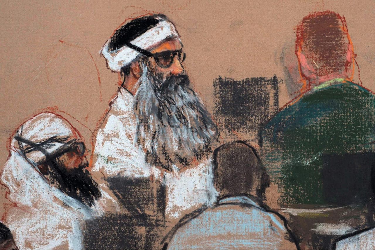 <b>AHORA: </b>la fecha de su juicio se ha pospuesto una y otra vez. Permanece en Guantánamo, indefinidamente.