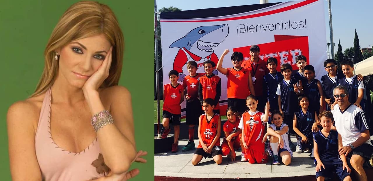 Esta es la foto de la discordia (donde vestido de azul se distingue Daniel, hijo de Luis Miguel y Aracely). De rojo y gafas, aparece el hijo de Manola. Según Diez, la foto provocó las amenazas de Arámbula.