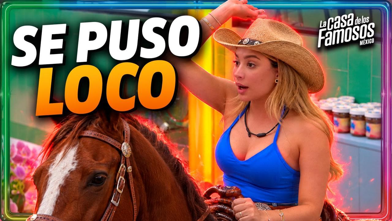 Brianda se llevó el SUSTO de su vida MONTANDO a caballo