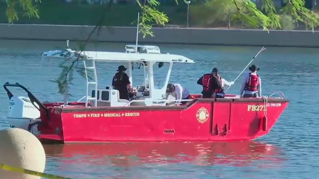 Hombre entra a nadar en Tempe Town Lake y desaparece; su cuerpo fue recuperado 12 horas después