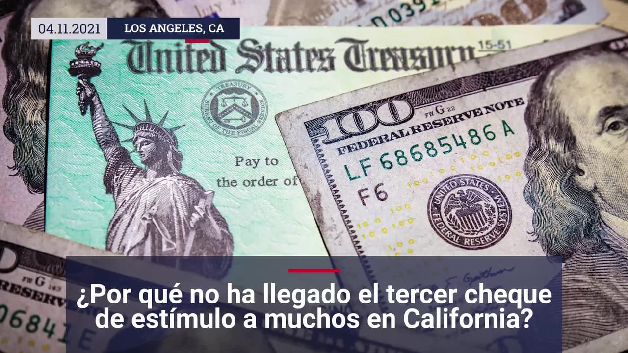 ¿Por qué no ha llegado mi tercer cheque de estímulo de $1,4000 en California?