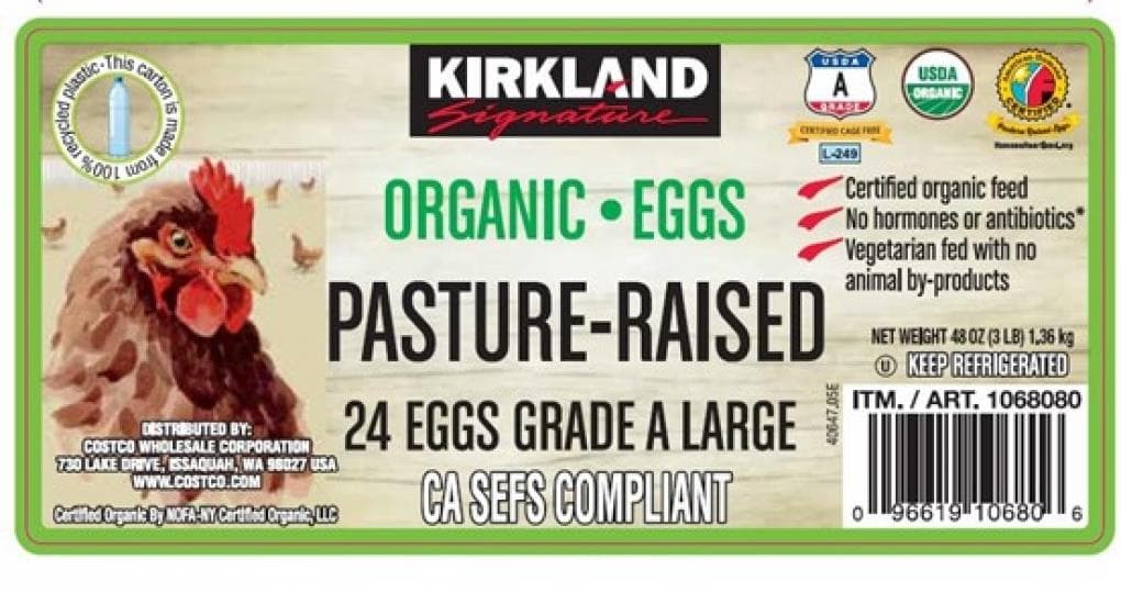 Imagen de la marca de huevos posiblemente infectados.