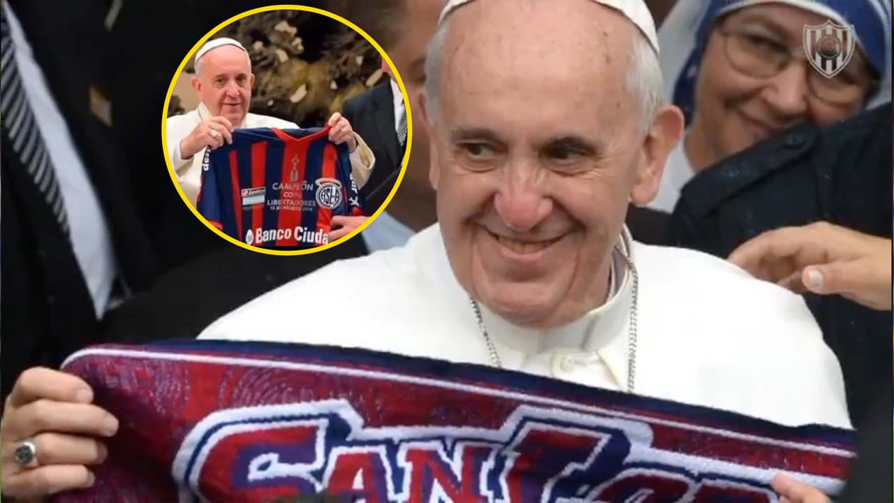 Conmovedor: Así fue el mensaje de despedida del San Lorenzo al Papa Francisco