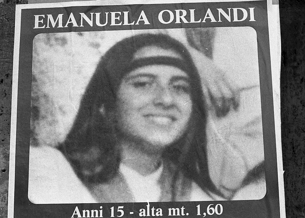 La imagen de Emanuela Orlandi, desaparecida en 1983 en Roma, cuando tenía 15 años.