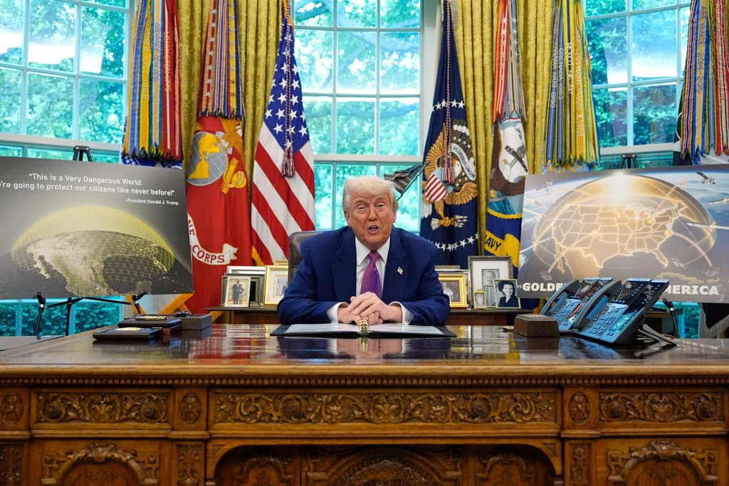 Gobierno de Trump EN VIVO | Trump presenta su proyecto de escudo antimisiles "Cúpula Dorada" que costará $175,000 millones 
