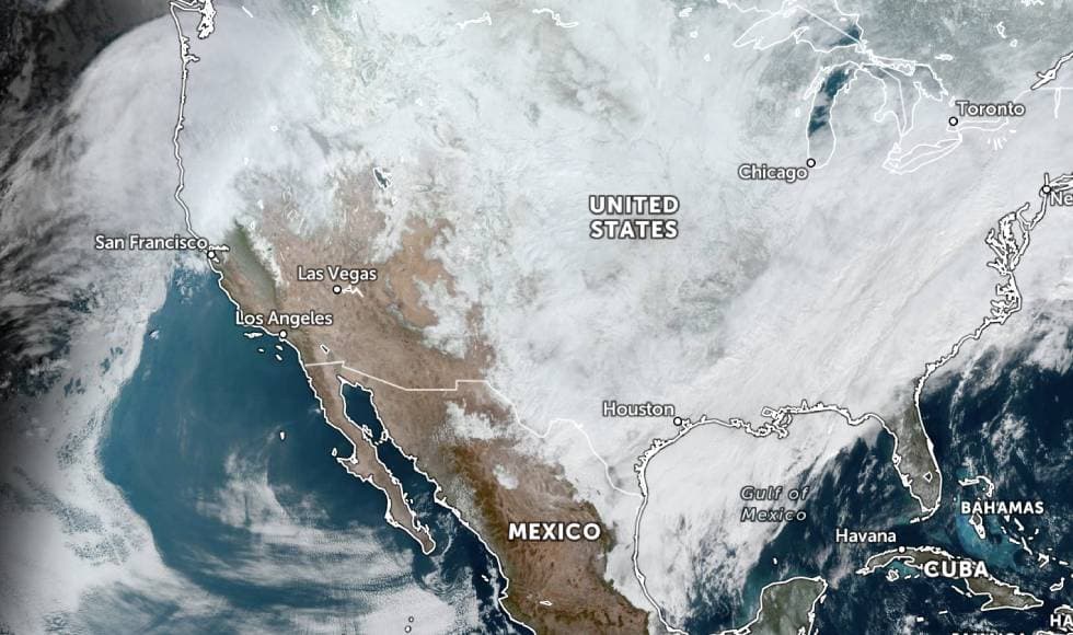 La dramática sequía de California vista desde el espacio