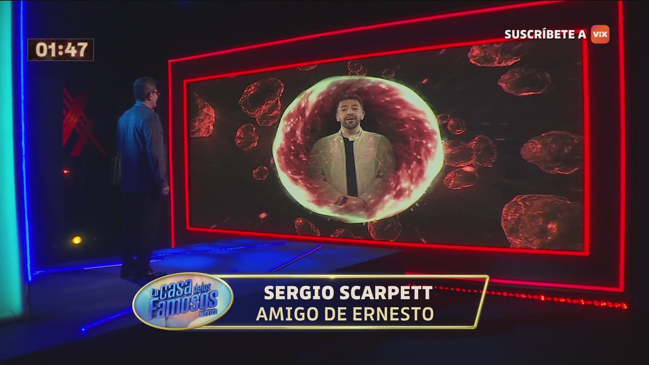 Sergio Scarpett le dice a Ernesto que ABRA LOS OJOS en El Portal