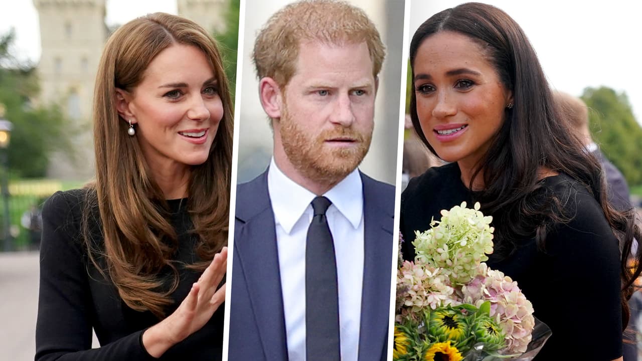 El príncipe Harry publicó mensajes privados entre Meghan Markle y Kate Middleton en su libro